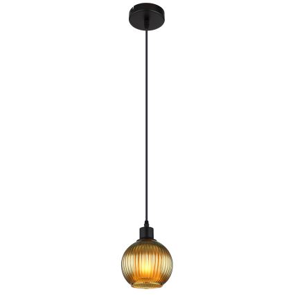 Globo - Подвесная люстра 1xE27/25W/230V диаметр 15 см зеленый
