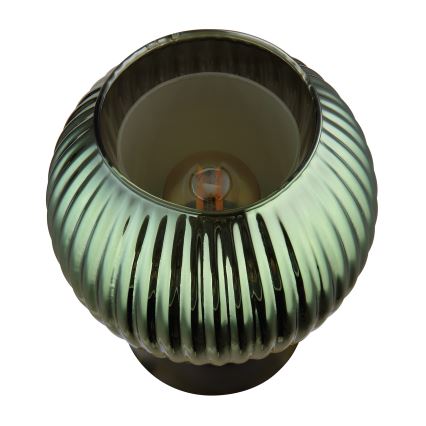 Globo - Настільна лампа 1xE27/25W/230V діаметр 15 см зелений