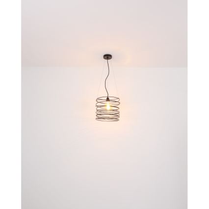 Globo 15640H - Люстра на тросе TILLY 1xE27/60W/230V черная