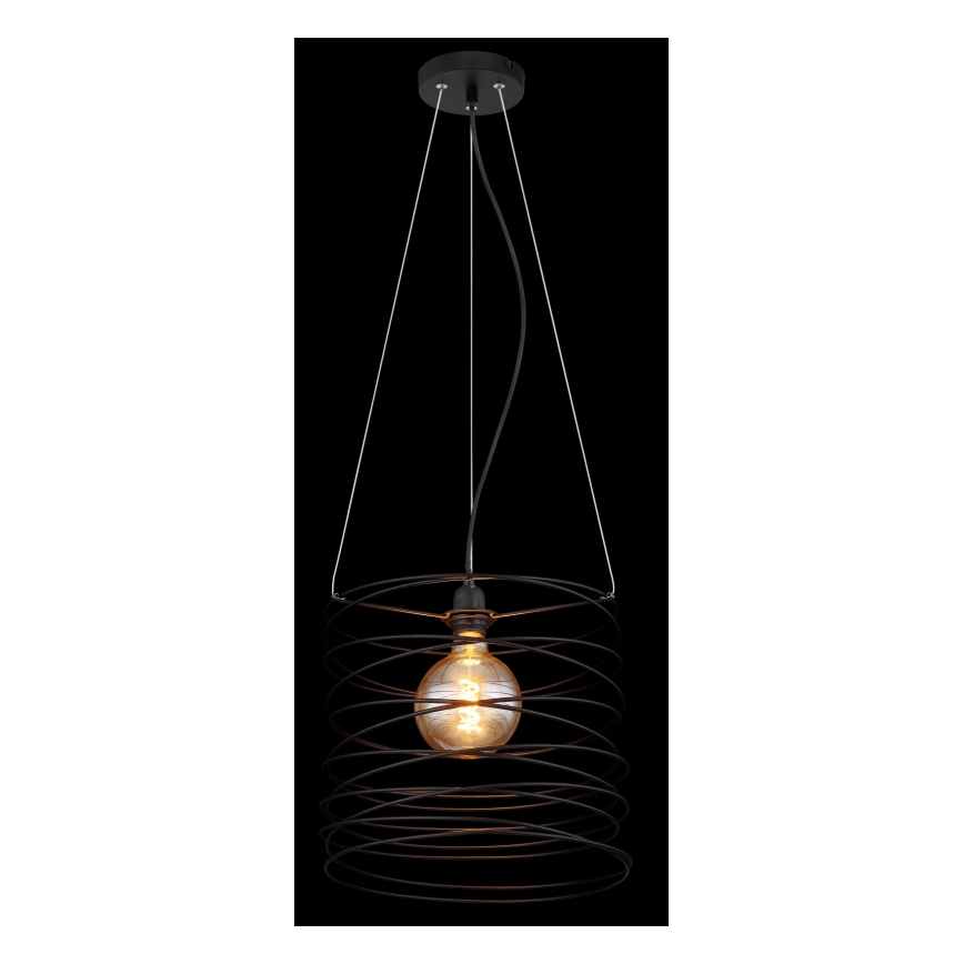 Globo 15640H - Люстра на тросе TILLY 1xE27/60W/230V черная