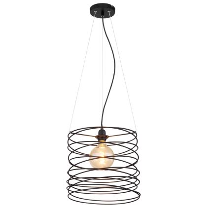 Globo 15640H - Люстра на тросе TILLY 1xE27/60W/230V черная