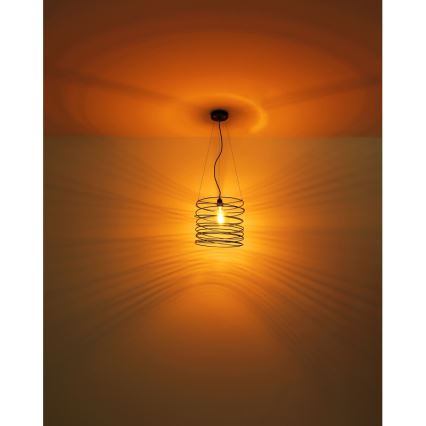 Globo 15640H - Люстра на тросе TILLY 1xE27/60W/230V черная