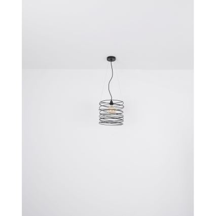 Globo 15640H - Люстра на тросе TILLY 1xE27/60W/230V черная
