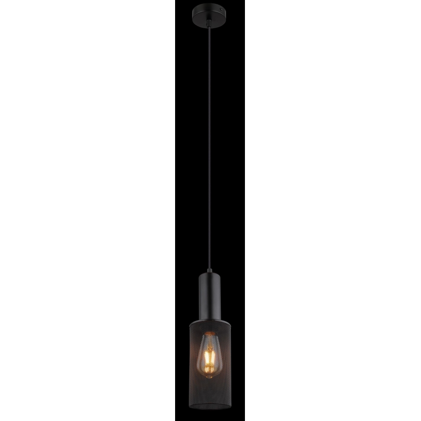 Globo - Подвесная люстра 1xE27/60W/230V черный