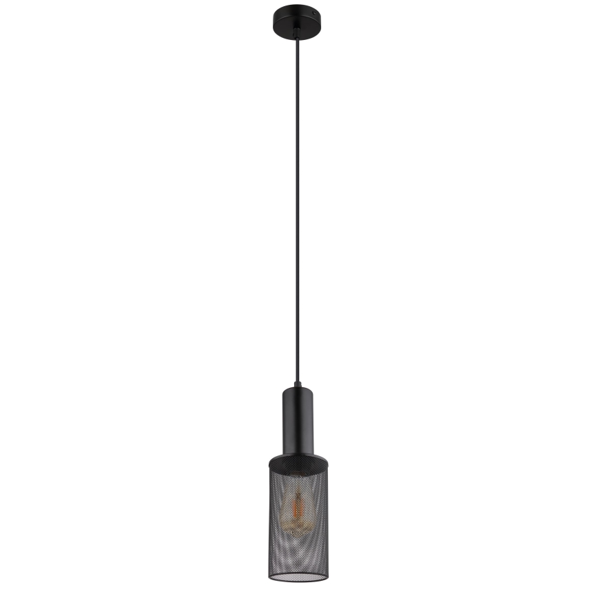 Globo - Подвесная люстра 1xE27/60W/230V черный