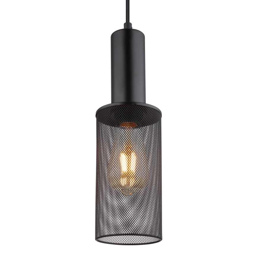 Globo - Подвесная люстра 1xE27/60W/230V черный
