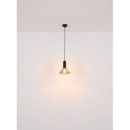 Globo - Підвісна люстра 1xE27/60W/230V чорний