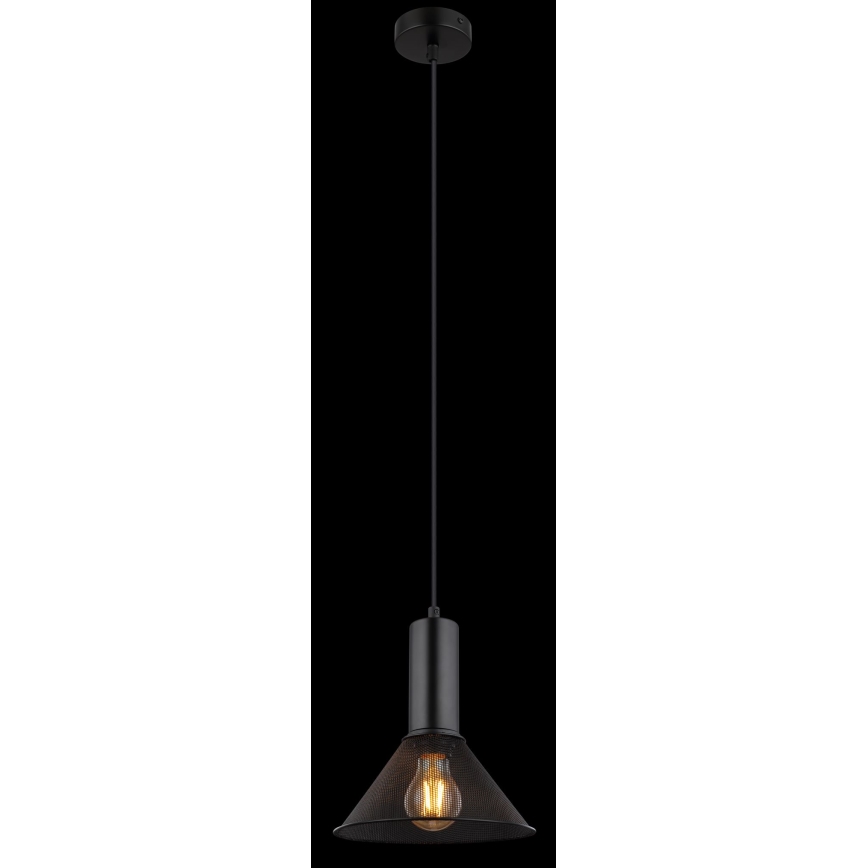Globo - Підвісна люстра 1xE27/60W/230V чорний
