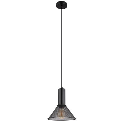 Globo - Підвісна люстра 1xE27/60W/230V чорний