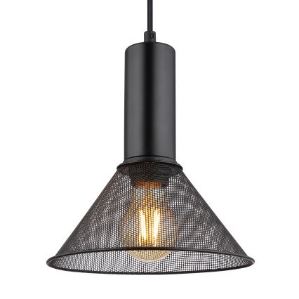 Globo - Підвісна люстра 1xE27/60W/230V чорний
