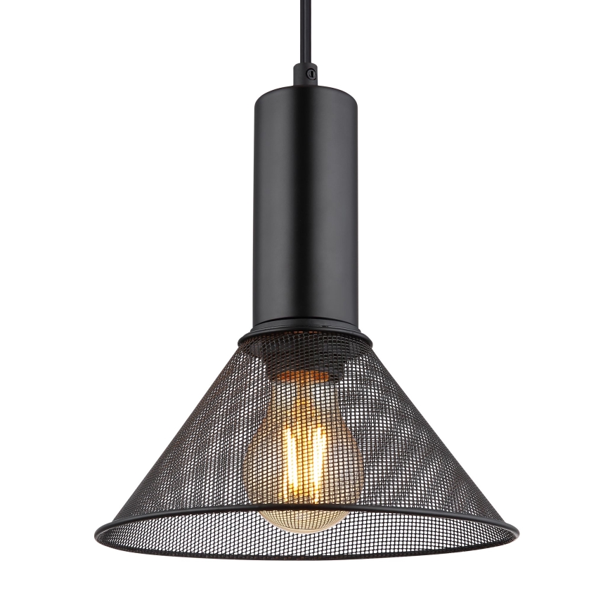Globo - Підвісна люстра 1xE27/60W/230V чорний