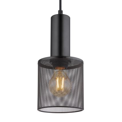 Globo - Підвісна люстра 1xE27/60W/230V чорний