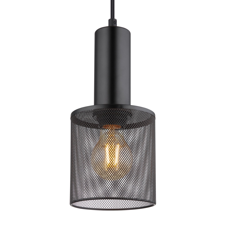 Globo - Підвісна люстра 1xE27/60W/230V чорний