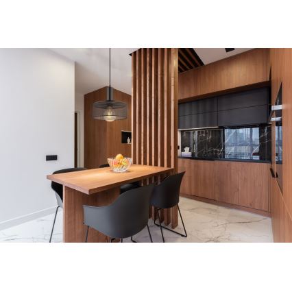 Globo - Підвісна люстра 1xE27/60W/230V чорний