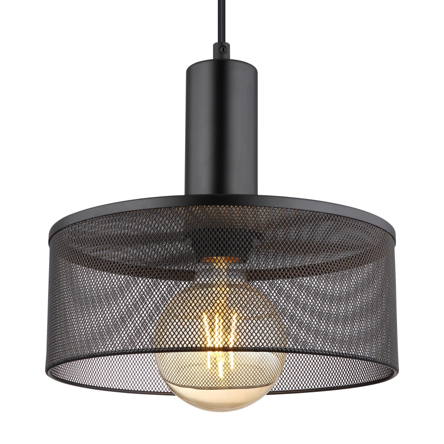 Globo - Подвесная люстра 1xE27/60W/230V черный