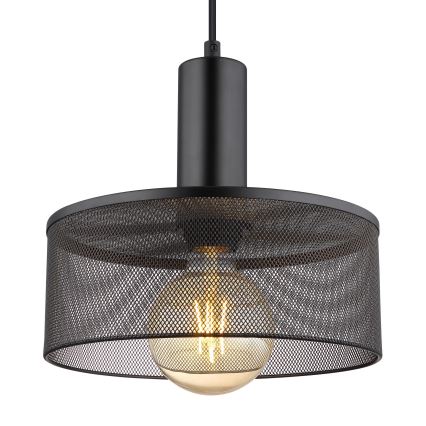 Globo - Подвесная люстра 1xE27/60W/230V черный
