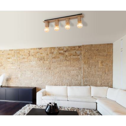 Globo 15655-4D - Потолочный светильник ERNA 4xE27/60W/230V