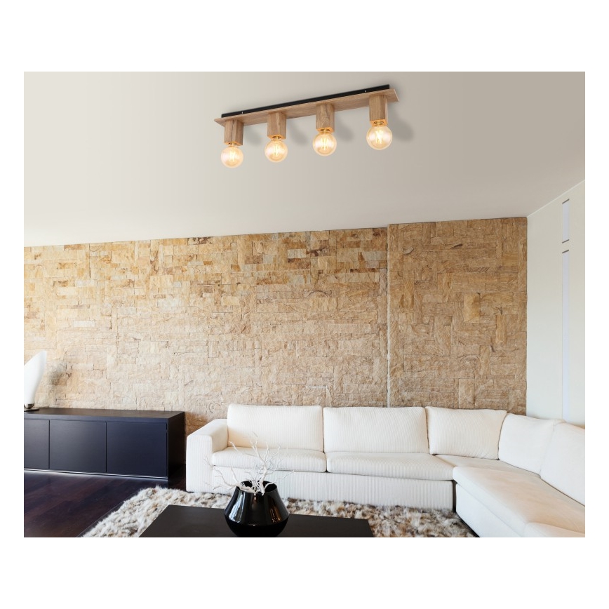 Globo 15655-4D - Потолочный светильник ERNA 4xE27/60W/230V