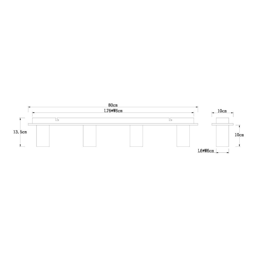 Globo 15655-4D - Потолочный светильник ERNA 4xE27/60W/230V
