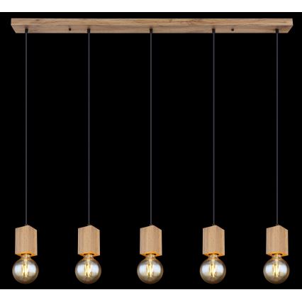 Globo 15655-5H - Підвісна люстра ERNA 5xE27/60W/230V