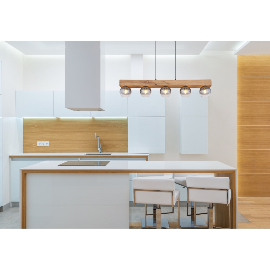 Globo - Люстра на тросі 5xE27/40W/230V