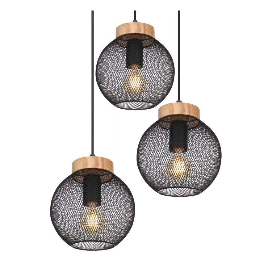 Globo - Підвісна люстра 3xE27/60W/230V