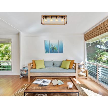 Globo 15691-4D - Потолочный светильник VERNON 4xE27/60W/230V