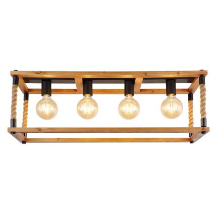 Globo 15691-4D - Стельовий світильник VERNON 4xE27/60W/230V