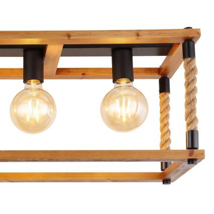 Globo 15691-4D - Стельовий світильник VERNON 4xE27/60W/230V