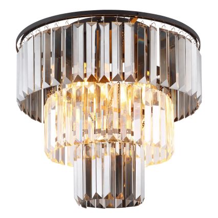 Globo - Припотолочная люстра 3xE27/40W/230V черная