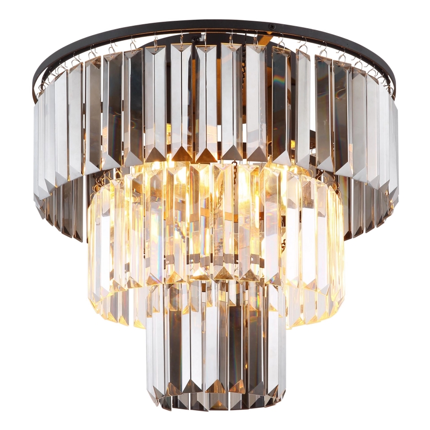 Globo - Припотолочная люстра 3xE27/40W/230V черная