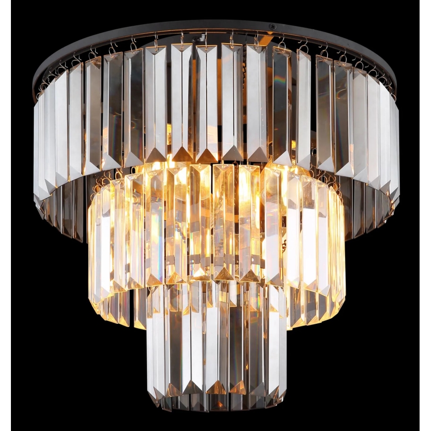 Globo - Пристельова люстра 3xE27/40W/230V діаметр 40 см чорний