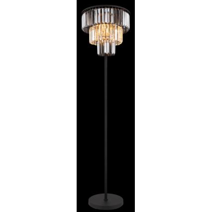 Globo - Торшер 3xE27/40W/230V діаметр 40 см чорний