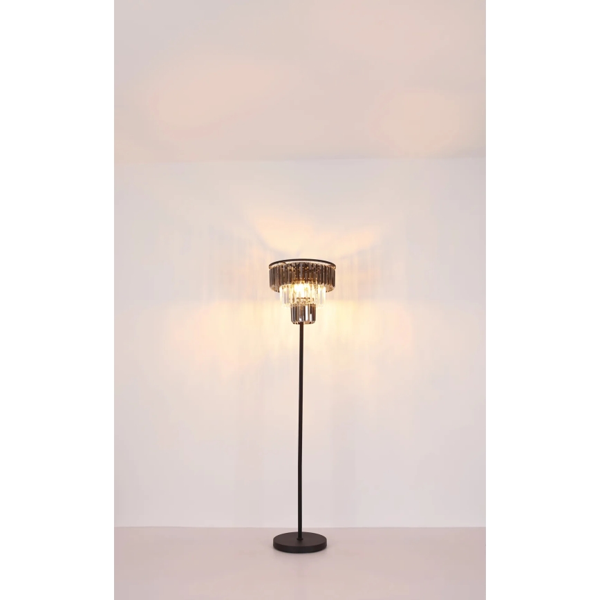 Globo - Торшер 3xE27/40W/230V черный