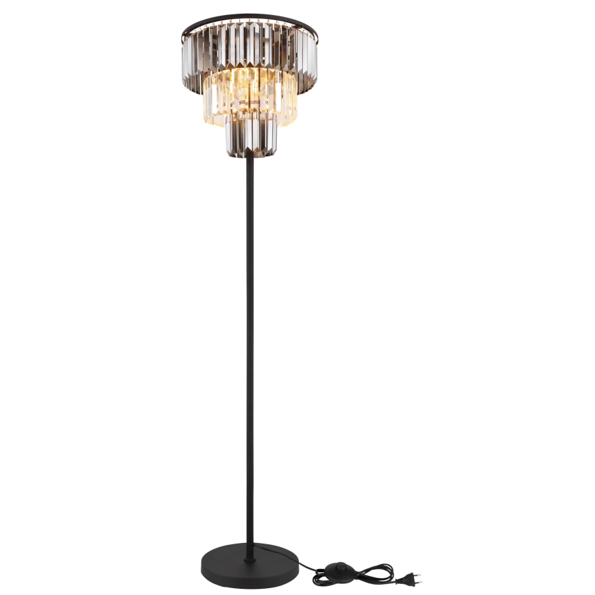 Globo - Торшер 3xE27/40W/230V черный