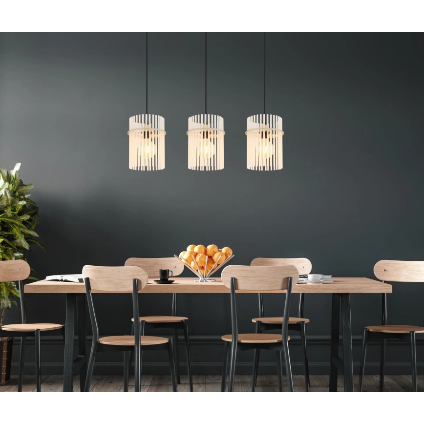 Globo - Підвісна люстра на тросі 3xE27/60W/230V