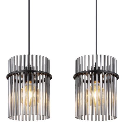 Globo - Подвесная люстра 4xE27/60W/230V черный