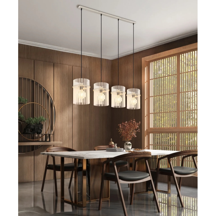 Globo - Підвісна люстра на тросі 4xE27/60W/230V