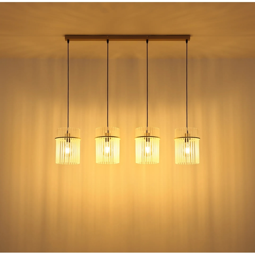 Globo - Підвісна люстра на тросі 4xE27/60W/230V