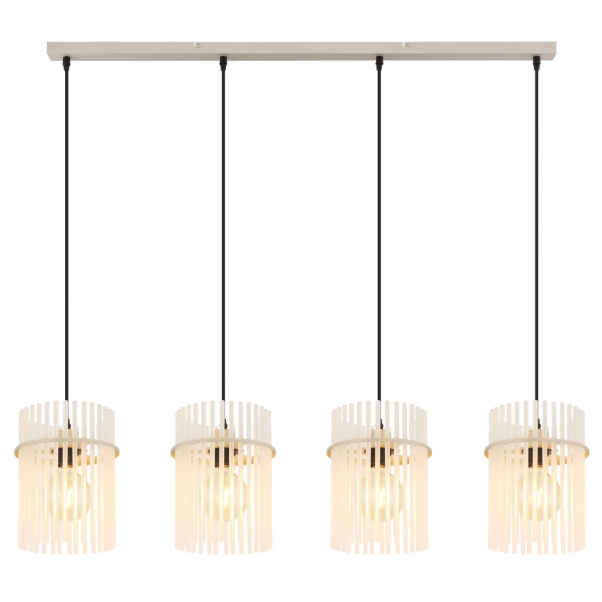 Globo - Підвісна люстра на тросі 4xE27/60W/230V