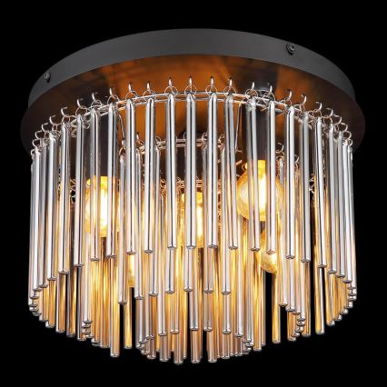 Globo - Припотолочная люстра 5xE14/40W/230V диаметр 32 см черный