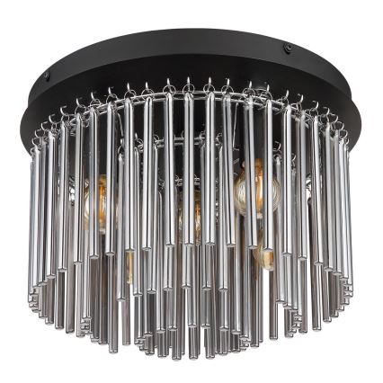 Globo - Припотолочная люстра 5xE14/40W/230V диаметр 32 см черный