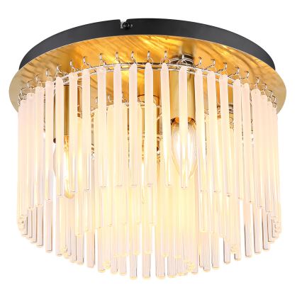 Globo - Потолочный светильник 5xE27/60W/230V диаметр 32 см золотистый