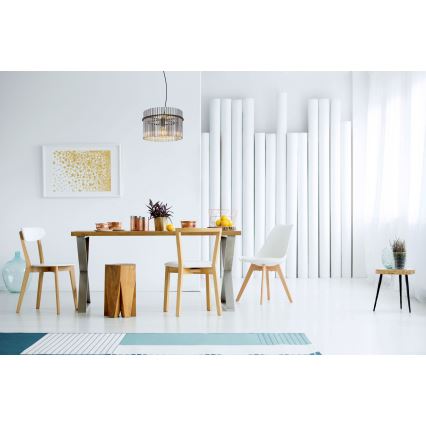 Globo - Підвісна люстра 1xE27/60W/230V діаметр 40 см чорний