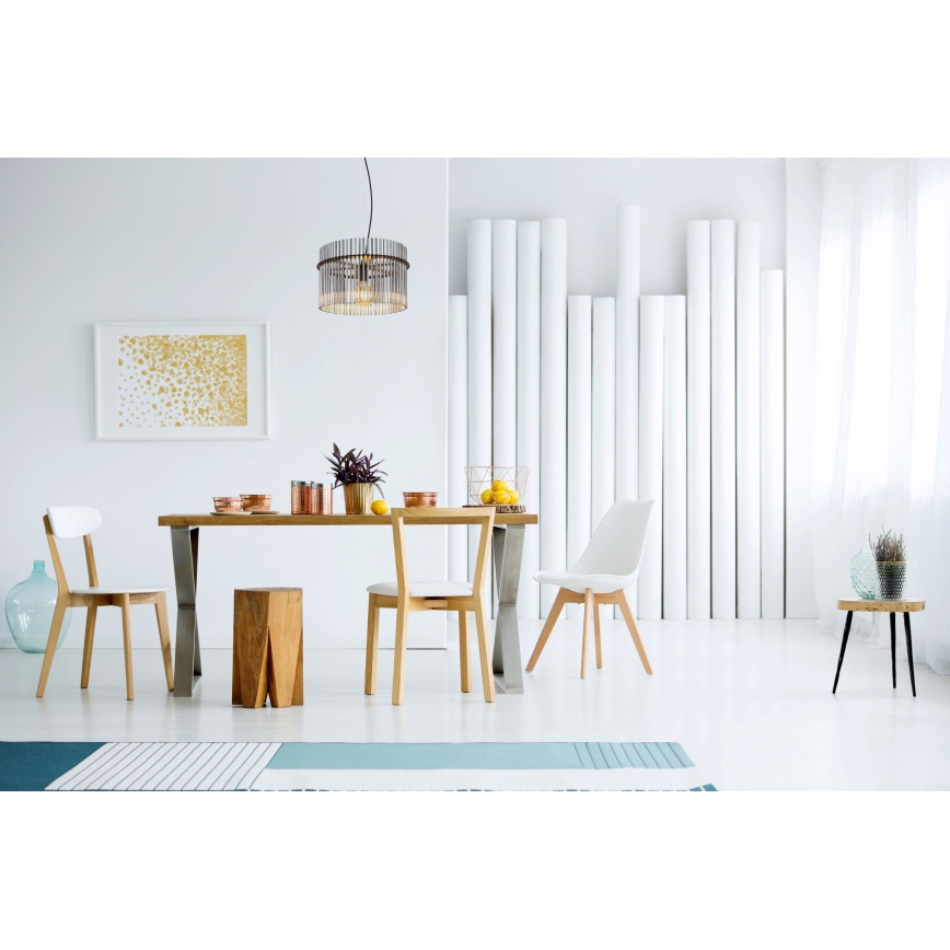 Globo - Підвісна люстра 1xE27/60W/230V діаметр 40 см чорний