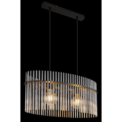 Globo - Підвісна люстра 2xE27/60W/230V чорний