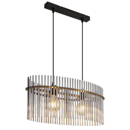 Globo - Подвесная люстра 2xE27/60W/230V черный