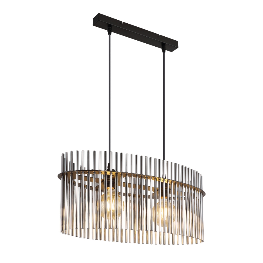 Globo - Подвесная люстра 2xE27/60W/230V черный