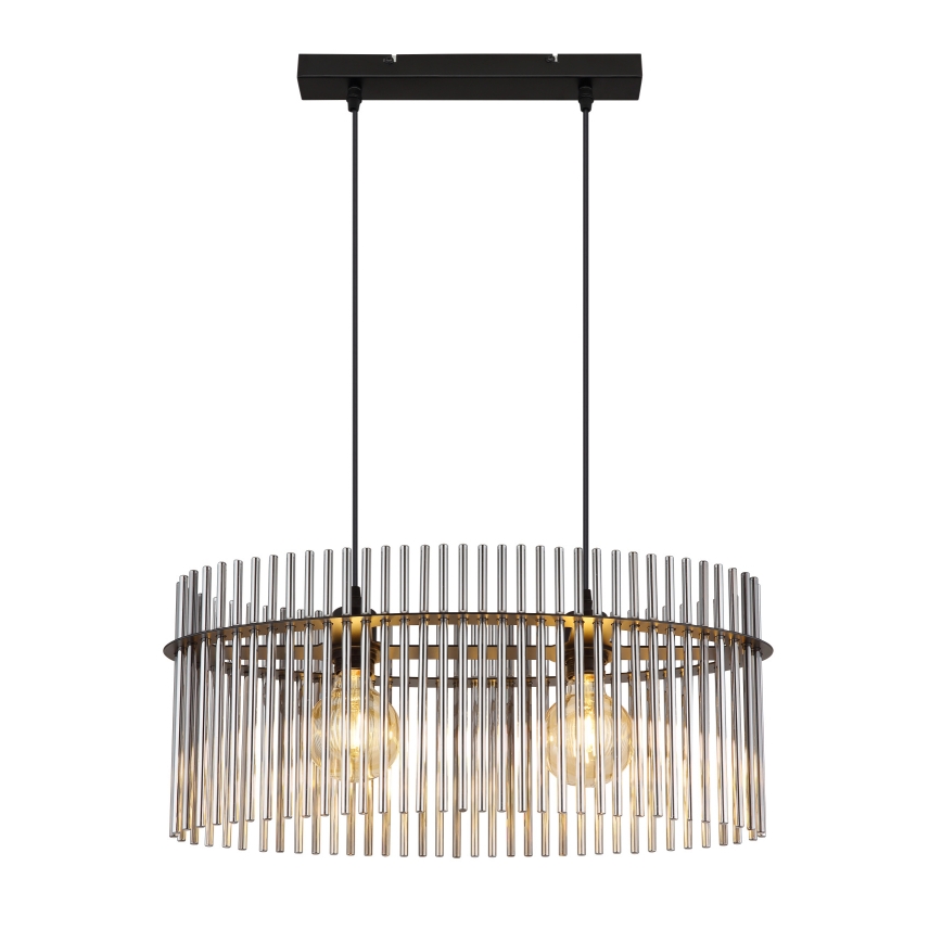 Globo - Подвесная люстра 2xE27/60W/230V черный