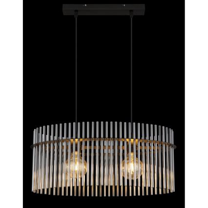 Globo - Подвесная люстра 2xE27/60W/230V черный